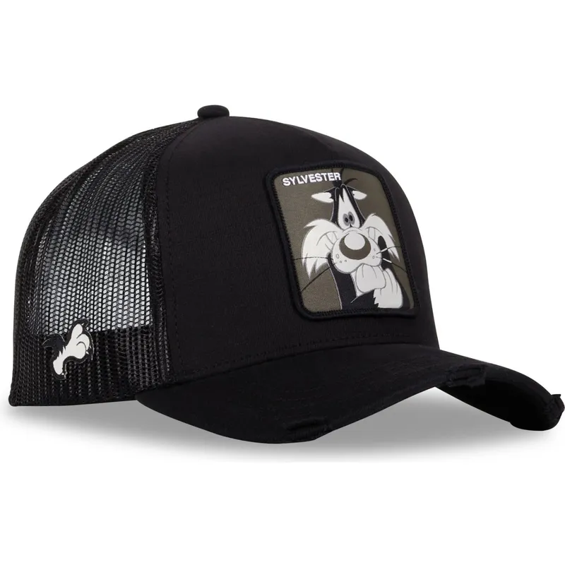 kepure-islenkta-juoda-snapback-loo10-syl-silvestras-looney-tunes-capslab