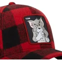 kepure-islenkta-raudona-snapback-taj5-tj6-tom-looney-tunes-capslab