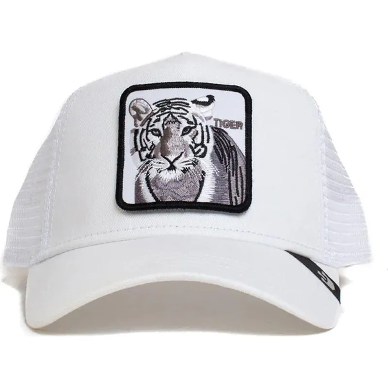 czapka-trucker-biala-tygrys-silver-tiger-od-goorin-bros