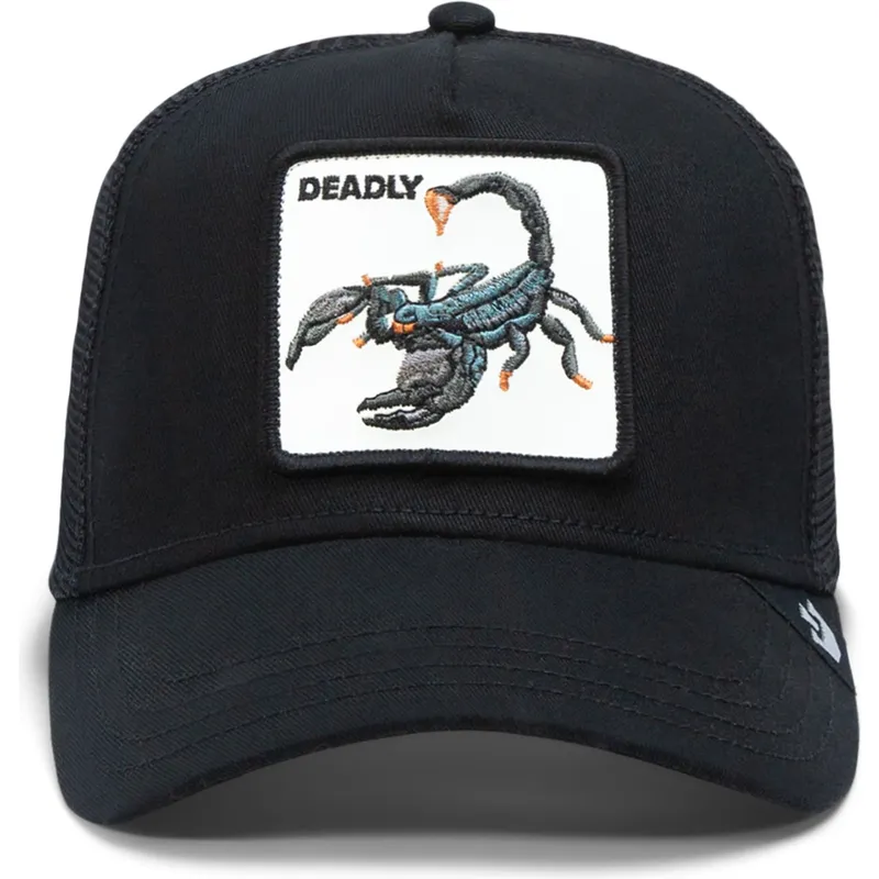 kepure-islenkta-vilkikas-juoda-snapback-escorpion-deadly-the-deadliest-scorpion-the-farm-the-farm-de-goorin-bros