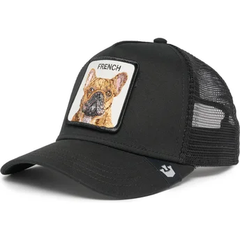 kepure-islenkta-juoda-snapback-the-french-frenchie-the-farm-goorin-bros
