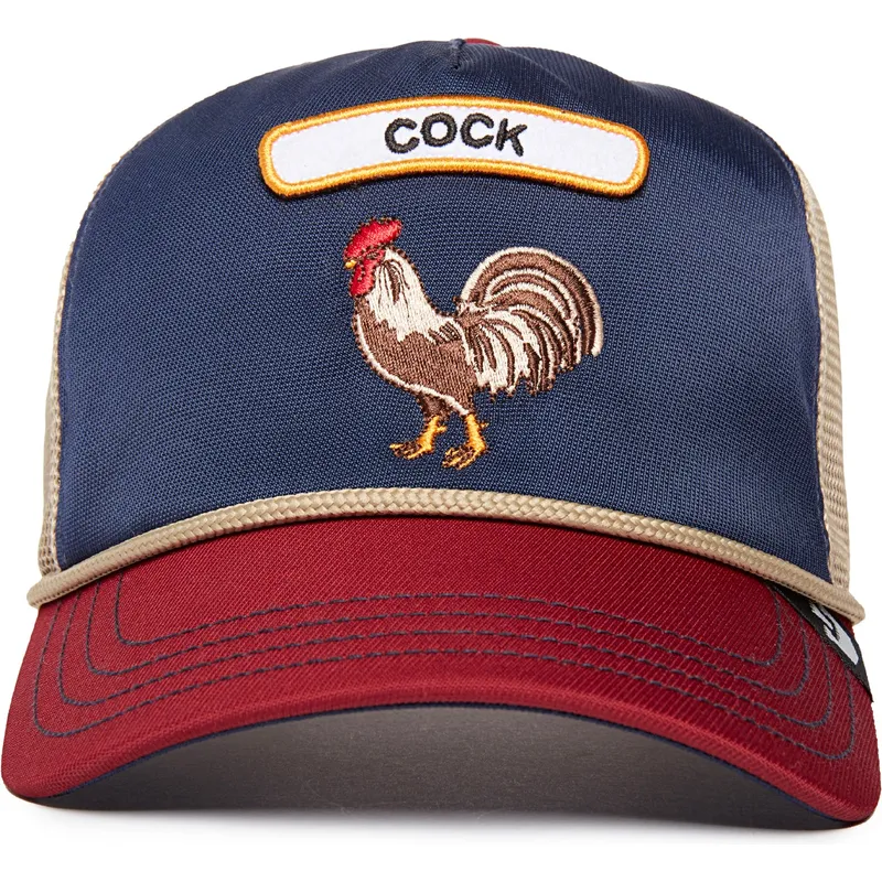 czapka-trucker-multicolor-kogut-cock-gb2-rooster-the-rocker-the-farm-od-goorin-bros
