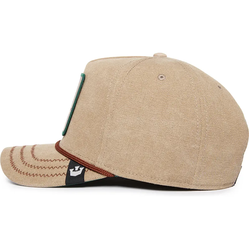 kepure-islenkta-smelio-snapback-lucky-duck-canvas-the-farm-goorin-bros