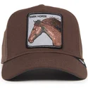 kepure-islenkta-ruda-snapback-dark-horse-field-100-all-season-wool-the-farm-goorin-bros