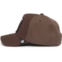 kepure-islenkta-ruda-snapback-dark-horse-field-100-all-season-wool-the-farm-goorin-bros