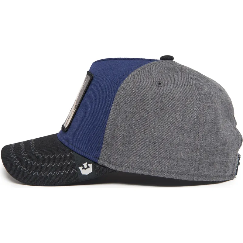 kepure-islenkta-tamsiai-melyna-snapback-goat-field-100-all-season-wool-the-farm-goorin-bros kepure-islenkta-tamsiai-melyna-snapback-goat-field-100-all-season-wool-the-farm-goorin-bros