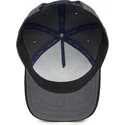 kepure-islenkta-tamsiai-melyna-snapback-goat-field-100-all-season-wool-the-farm-goorin-bros