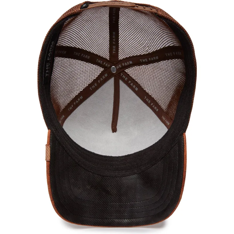 kepure-islenkta-ruda-snapback-danger-crow-the-farm-goorin-bros