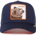 kepure-islenkta-tamsiai-melyna-snapback-defense-bear-fan-the-farm-goorin-bros