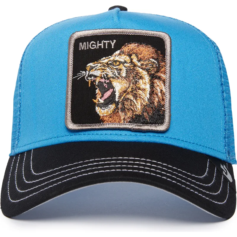 kepure-islenkta-melyna-snapback-mighty-lion-fan-the-farm-goorin-bros