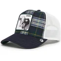 kepure-islenkta-tamsiai-melyna-snapback-cash-moon-cow-uk-plaid-the-farm-goorin-bros