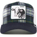 kepure-islenkta-tamsiai-melyna-snapback-cash-moon-cow-uk-plaid-the-farm-goorin-bros