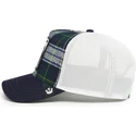 kepure-islenkta-tamsiai-melyna-snapback-cash-moon-cow-uk-plaid-the-farm-goorin-bros