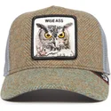 kepure-islenkta-ivairiaspalvis-snapback-wise-ass-moon-owl-uk-plaid-the-farm-goorin-bros