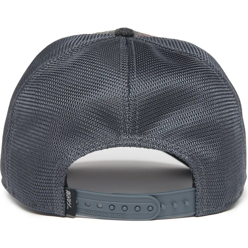 kepure-islenkta-pilka-snapback-moon-panther-uk-plaid-the-farm-goorin-bros