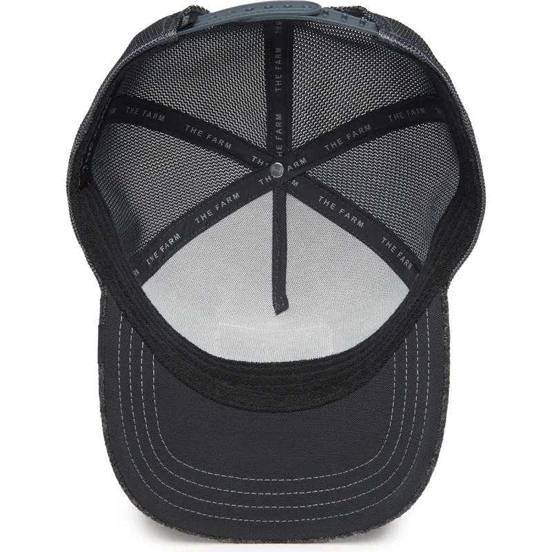 kepure-islenkta-pilka-snapback-moon-panther-uk-plaid-the-farm-goorin-bros