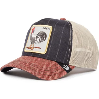 kepure-islenkta-ivairiaspalvis-snapback-cock-moon-rooster-uk-plaid-the-farm-goorin-bros