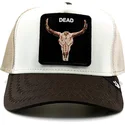 kepure-islenkta-ruda-snapback-dead-skull-tri-tone-the-farm-goorin-bros