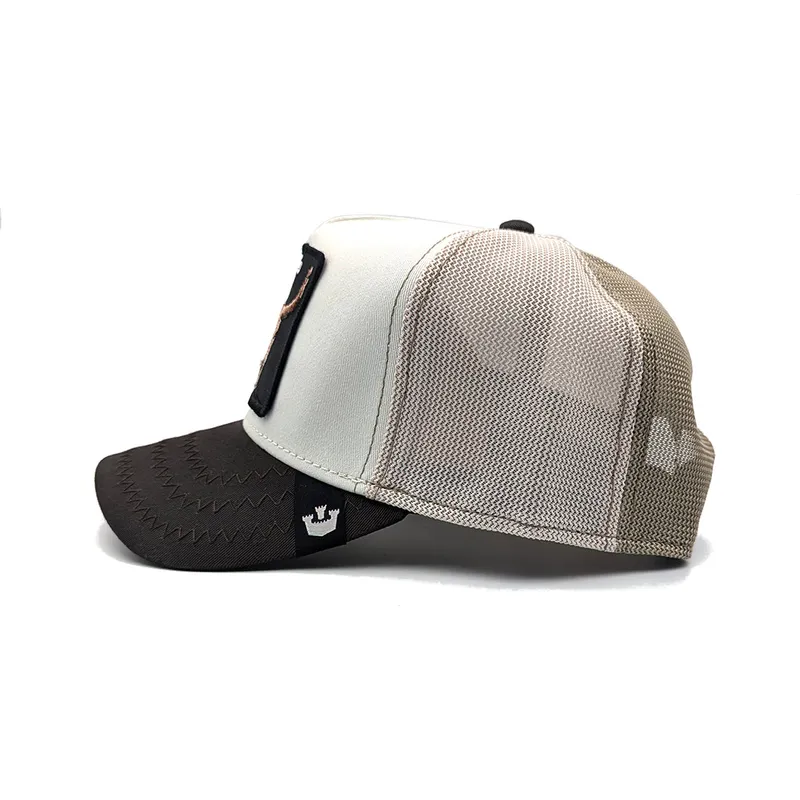 kepure-islenkta-ruda-snapback-dead-skull-tri-tone-the-farm-goorin-bros