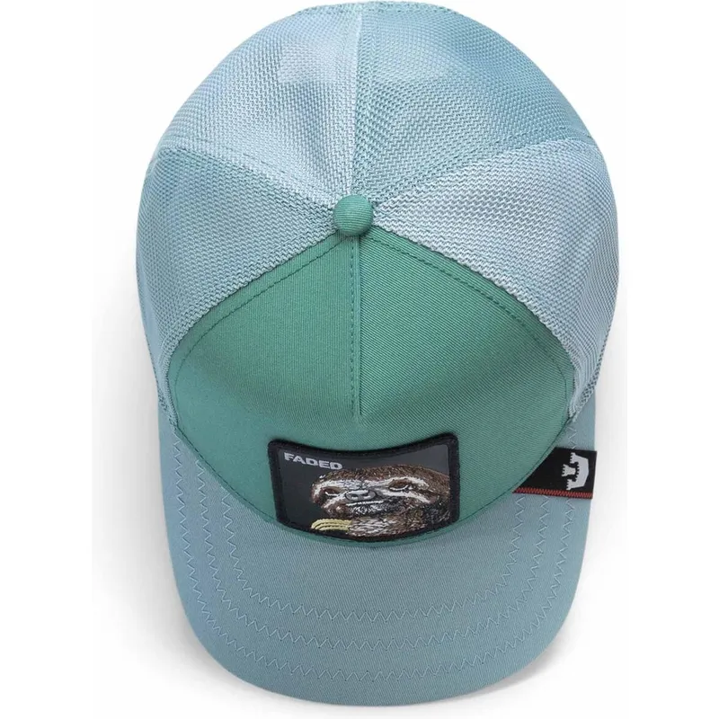 czapka-trucker-zielona-leniwiec-faded-tri-tone-the-farm-od-goorin-bros