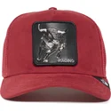 kepure-islenkta-raudona-snapback-raging-the-suede-rager-the-farm-goorin-bros