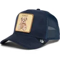 kepure-islenkta-tamsiai-melyna-snapback-the-cuddly-bear-the-farm-goorin-bros