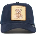 kepure-islenkta-tamsiai-melyna-snapback-the-cuddly-bear-the-farm-goorin-bros