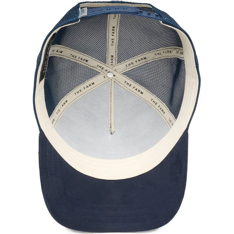 kepure-islenkta-tamsiai-melyna-snapback-the-cuddly-bear-the-farm-goorin-bros