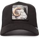 kepure-islenkta-juoda-snapback-legend-the-suede-ram-blacked-out-the-farm-goorin-bros