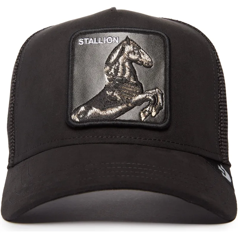 kepure-islenkta-juoda-snapback-the-suede-stallion-blacked-out-the-farm-goorin-bros