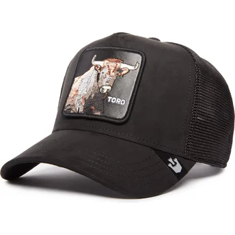 kepure-islenkta-juoda-snapback-the-suede-bull-blacked-out-the-farm-goorin-bros