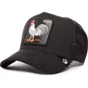 kepure-islenkta-juoda-snapback-cock-the-suede-rooster-blacked-out-the-farm-goorin-bros