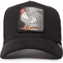 kepure-islenkta-juoda-snapback-cock-the-suede-rooster-blacked-out-the-farm-goorin-bros