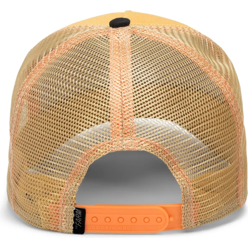 czapka-trucker-zolta-i-czarna-byk-the-dead-skull-eco-brutalism-the-farm-od-goorin-bros