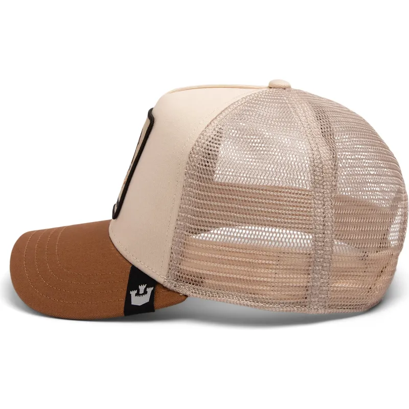 kepure-islenkta-ruda-snapback-warrior-cheetah-big-cats-the-farm-goorin-bros