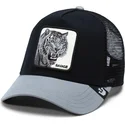 czapka-trucker-czarna-i-szara-tygrys-the-savage-tiger-big-cats-the-farm-od-goorin-bros
