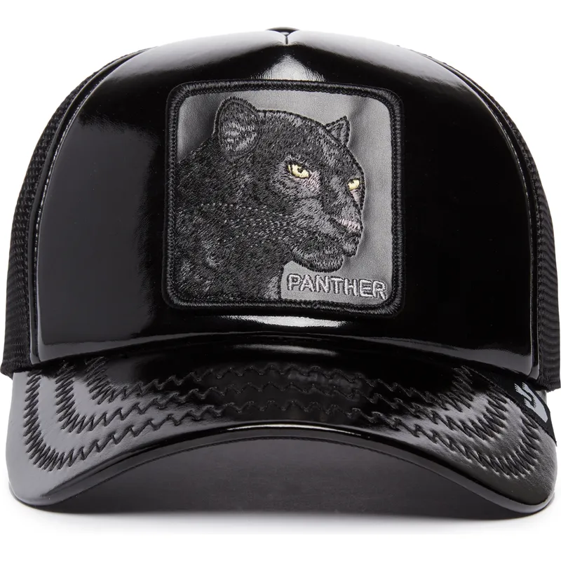 czapka-trucker-czarna-pantera-obsidian-panther-puff-patent-the-farm-od-goorin-bros