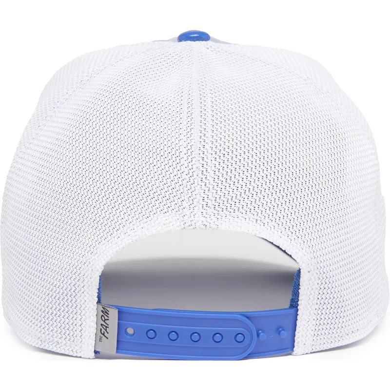 kepure-islenkta-melyna-snapback-stallion-horsepower-puff-patent-the-farm-goorin-bros