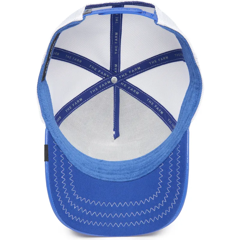 kepure-islenkta-vilkikas-melyna-snapback-caballo-stallion-horsepower-puff-patent-the-farm-the-farm-de-goorin-bros