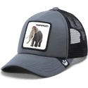 szara-czapka-trucker-dla-chlopca-mamut-mammoth-fuzzy-trunk-extinct-the-farm-od-goorin-bros