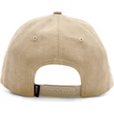 kepure-islenkta-ruda-snapback-bear-bare-duck-canvas-the-farm-goorin-bros