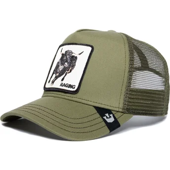 kepure-islenkta-zalia-snapback-raging-road-rage-truckin-the-farm-goorin-bros