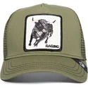 kepure-islenkta-zalia-snapback-raging-road-rage-truckin-the-farm-goorin-bros