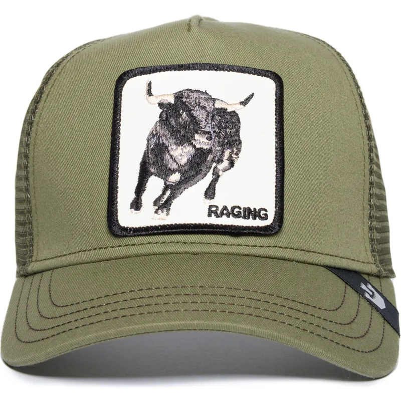 kepure-islenkta-zalia-snapback-raging-road-rage-truckin-the-farm-goorin-bros
