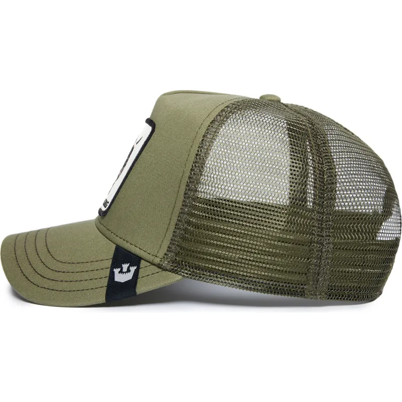 kepure-islenkta-zalia-snapback-raging-road-rage-truckin-the-farm-goorin-bros