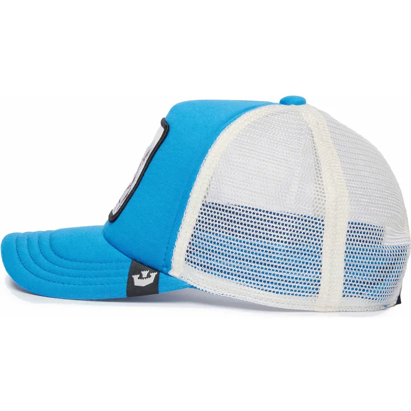 kepure-islenkta-melyna-snapback-vaikams-wild-stripes-the-farm-goorin-bros