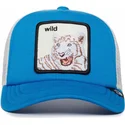 kepure-islenkta-melyna-snapback-vaikams-wild-stripes-the-farm-goorin-bros