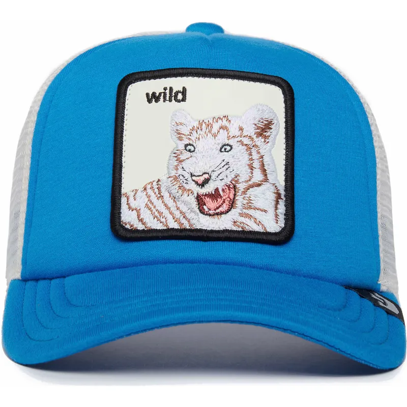 kepure-islenkta-melyna-snapback-vaikams-wild-stripes-the-farm-goorin-bros