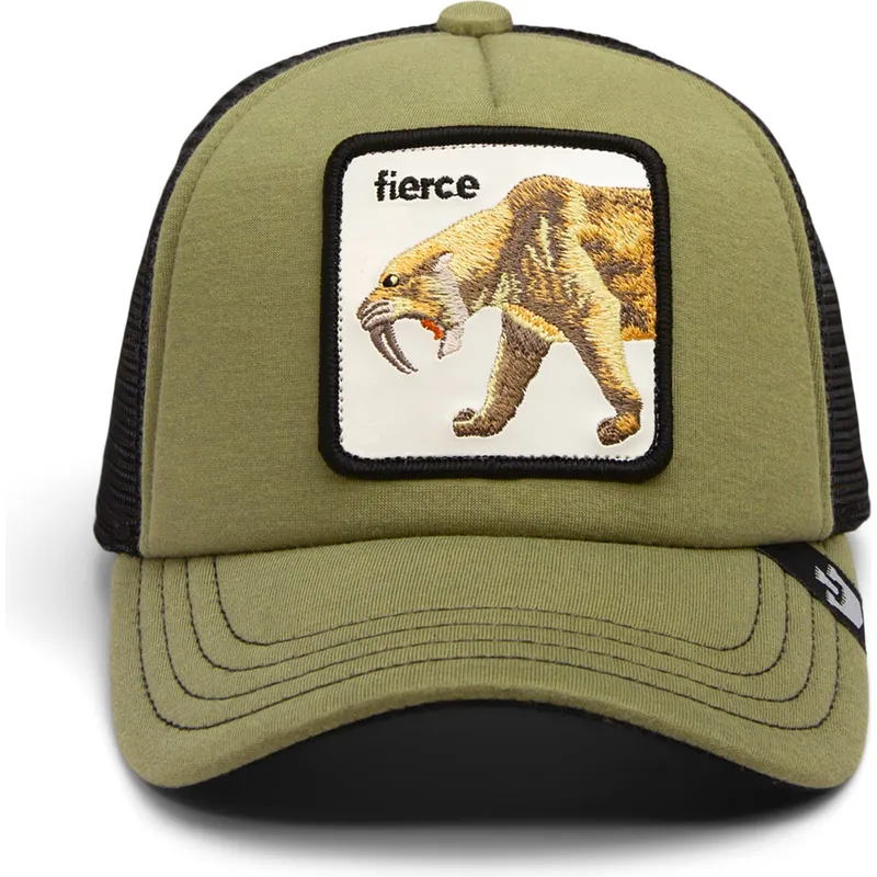 kepure-islenkta-zalia-snapback-vaikams-sable-fierce-cat-teefs-extinct-the-farm-goorin-bros