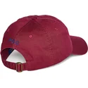 kepure-islenkta-raudona-reguliuojamas-cotton-chino-classic-sport-polo-ralph-lauren